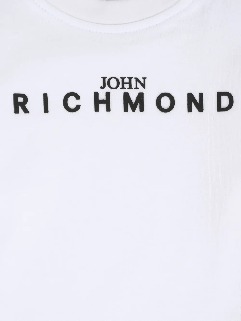 John Richmond Junior T-shirt met logoprint Wit
