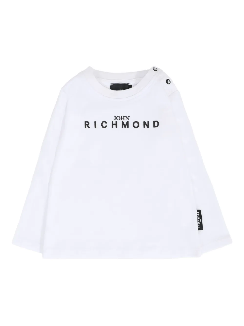 John Richmond Junior logo-print T-shirt Wit