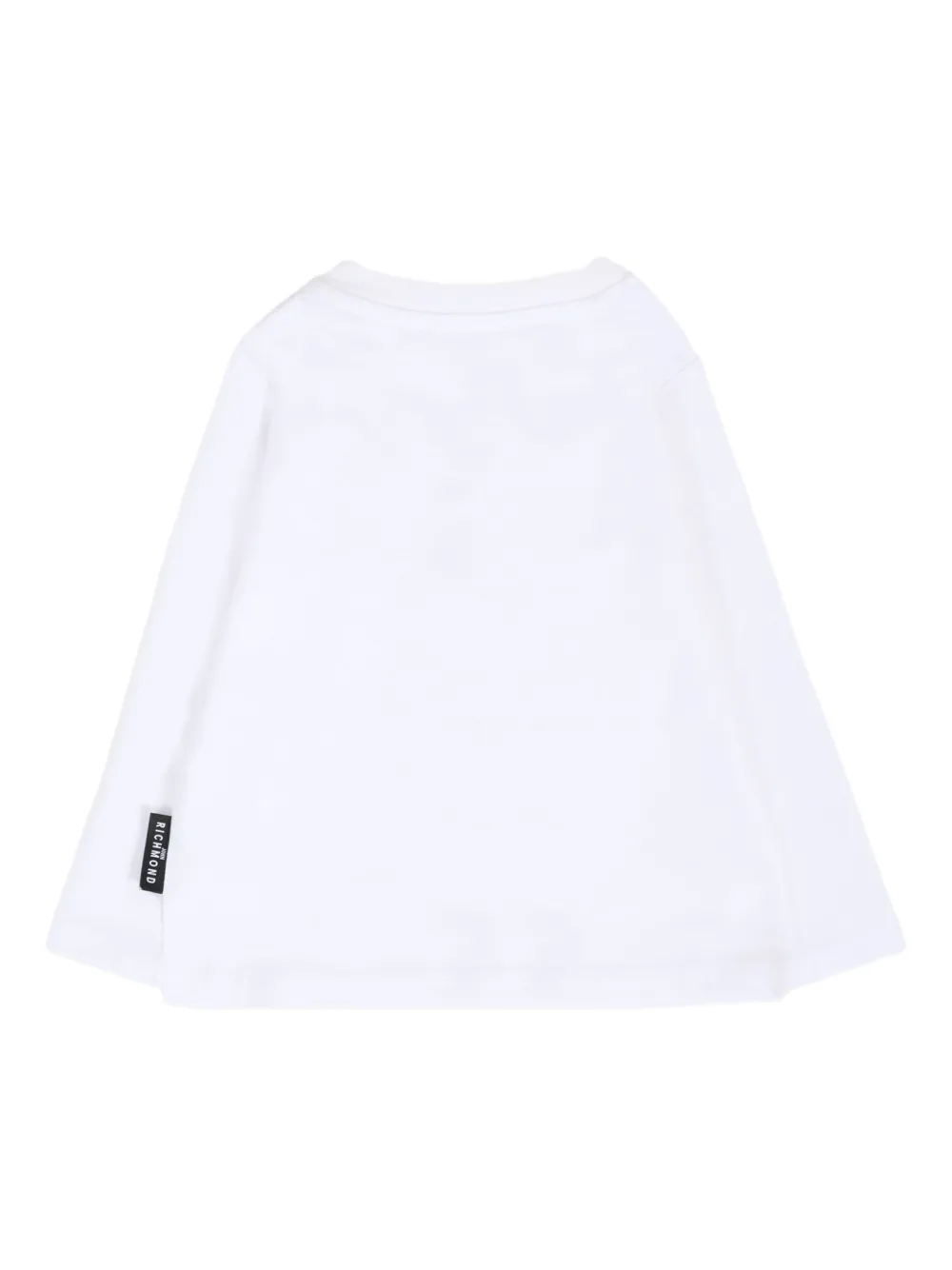 John Richmond Junior T-shirt met logoprint Wit