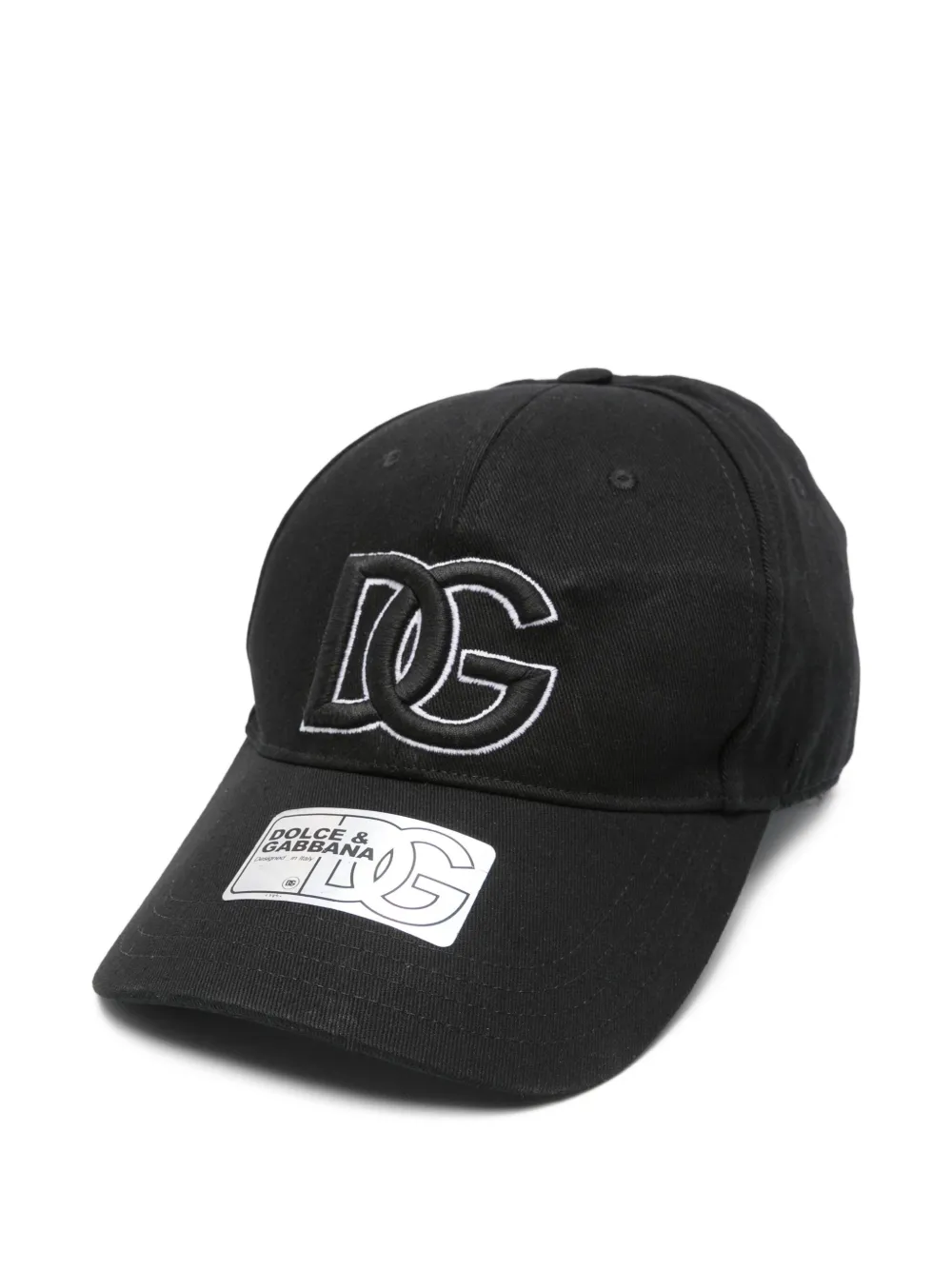 Dolce & Gabbana Pre-Owned 2024 logo embroidered baseball cap | Black | Image 1