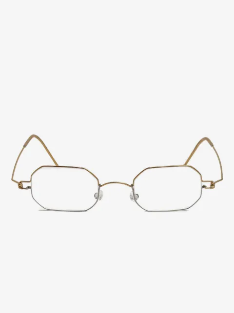 Lindberg lentes con armazón geométrica