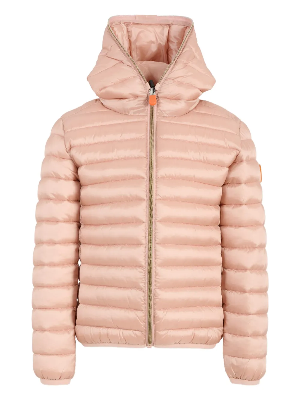 Save The Duck Kids hooded quilted jacket Roze
