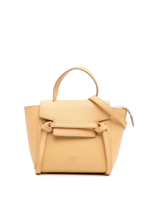 Celine Pre-Owned 2020 Pico Grained Calfskin Belt Bag satchel