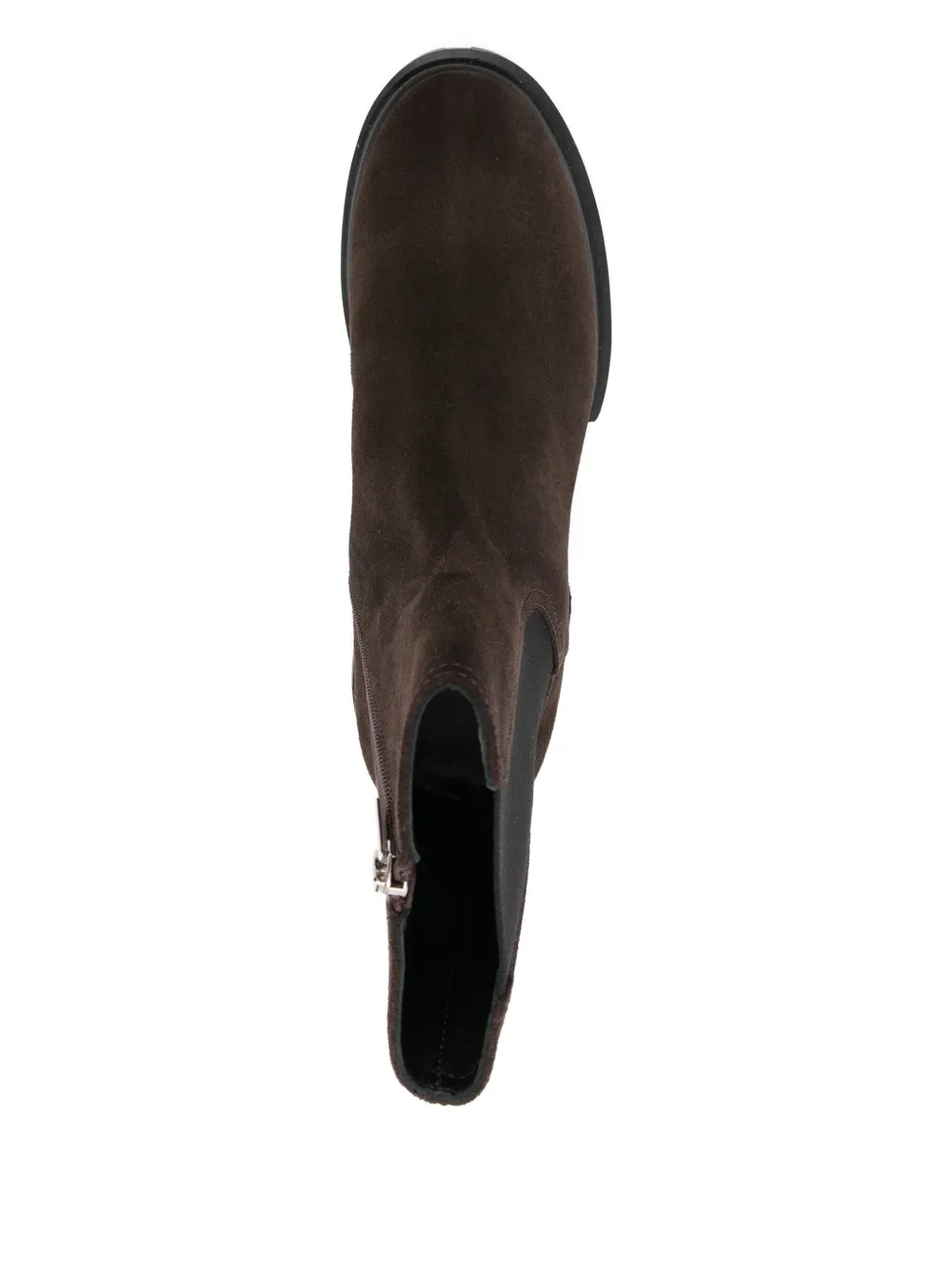AGL 40mm elastic-panel round-toe boots Brown