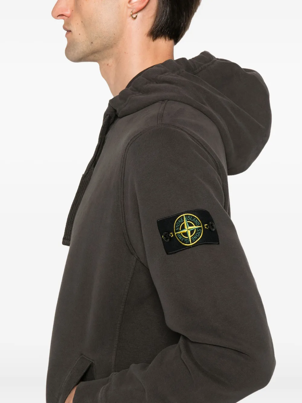 Stone Island zip-up hoodie Grijs
