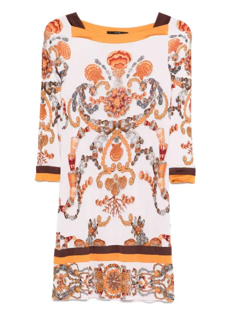 Gucci Pre-Owned vestido corto con conchas de mar estampadas 2000