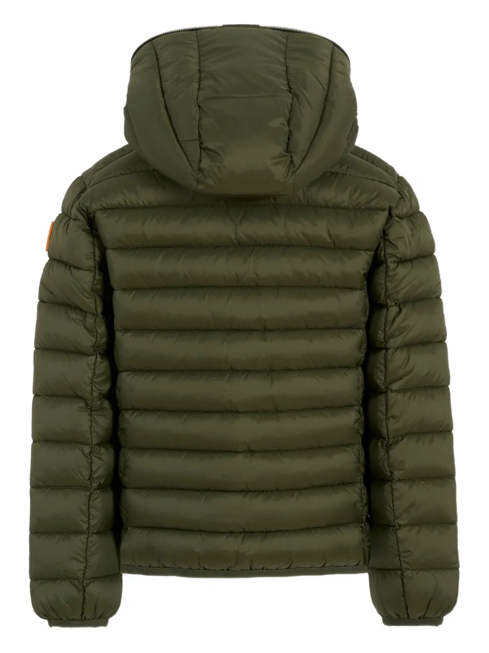 Save The Duck Kids hooded quilted jacket Groen