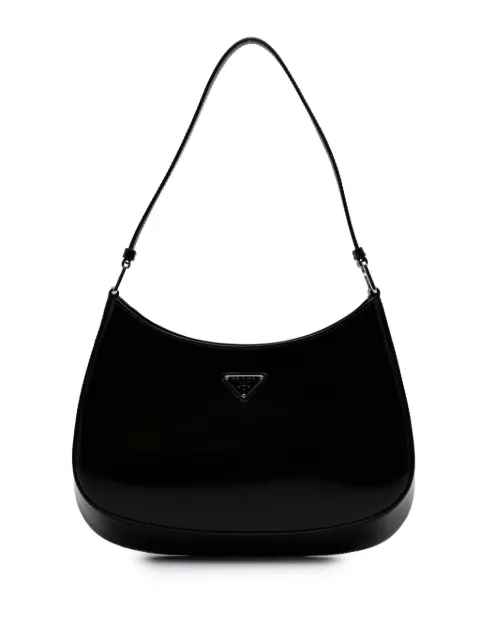 Prada Pre-Owned 2020-2025 브러시드 레더 클레오 숄더 백