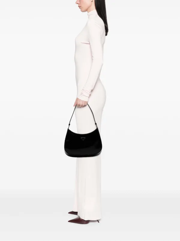 Prada Pre-Owned 2020-2025 ブラッシュドレザー クレオ