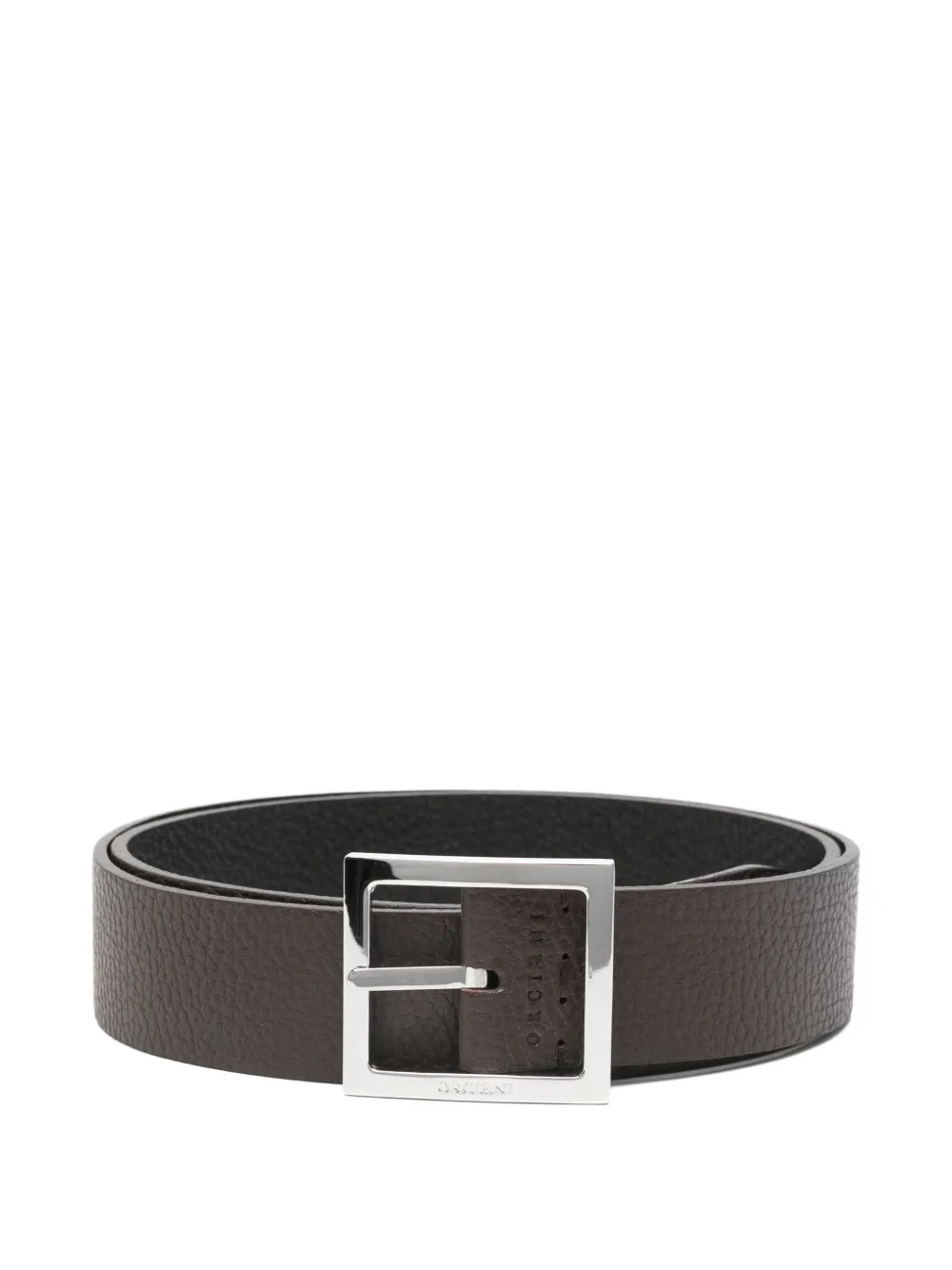 Orciani square buckle belt | marron | Image 1