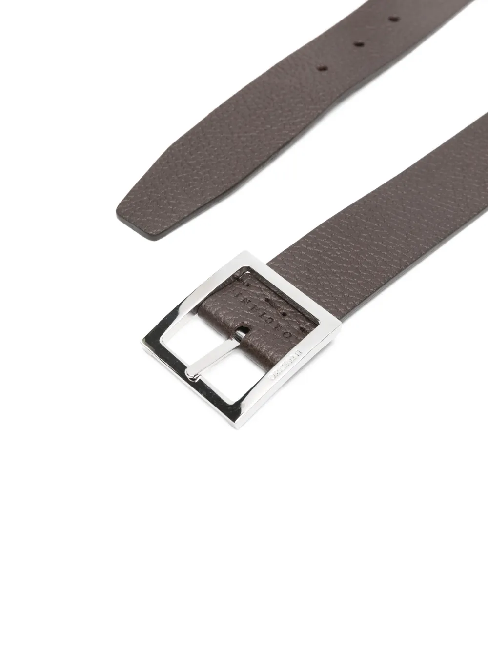  Orciani Square Buckle Belt - Brown 