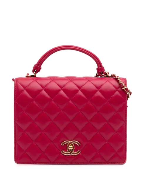 CHANEL Pre-Owned 2016-2017 Small Quilted Lambskin Citizen Chic Flap satchel