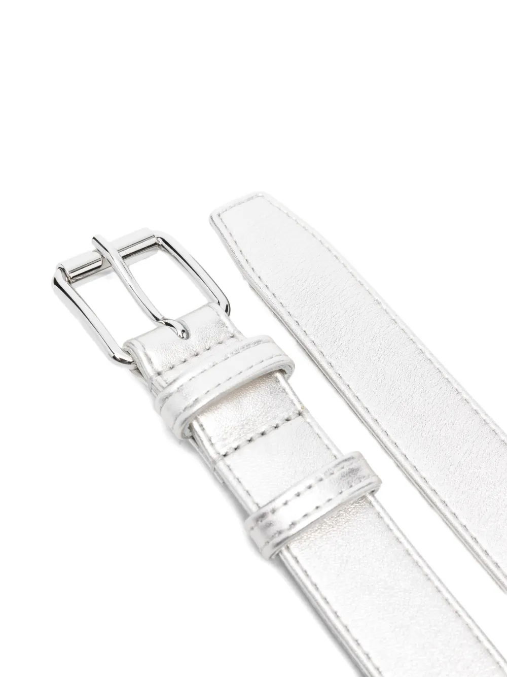 Comme Des Garçons Wallet leather belt Zilver