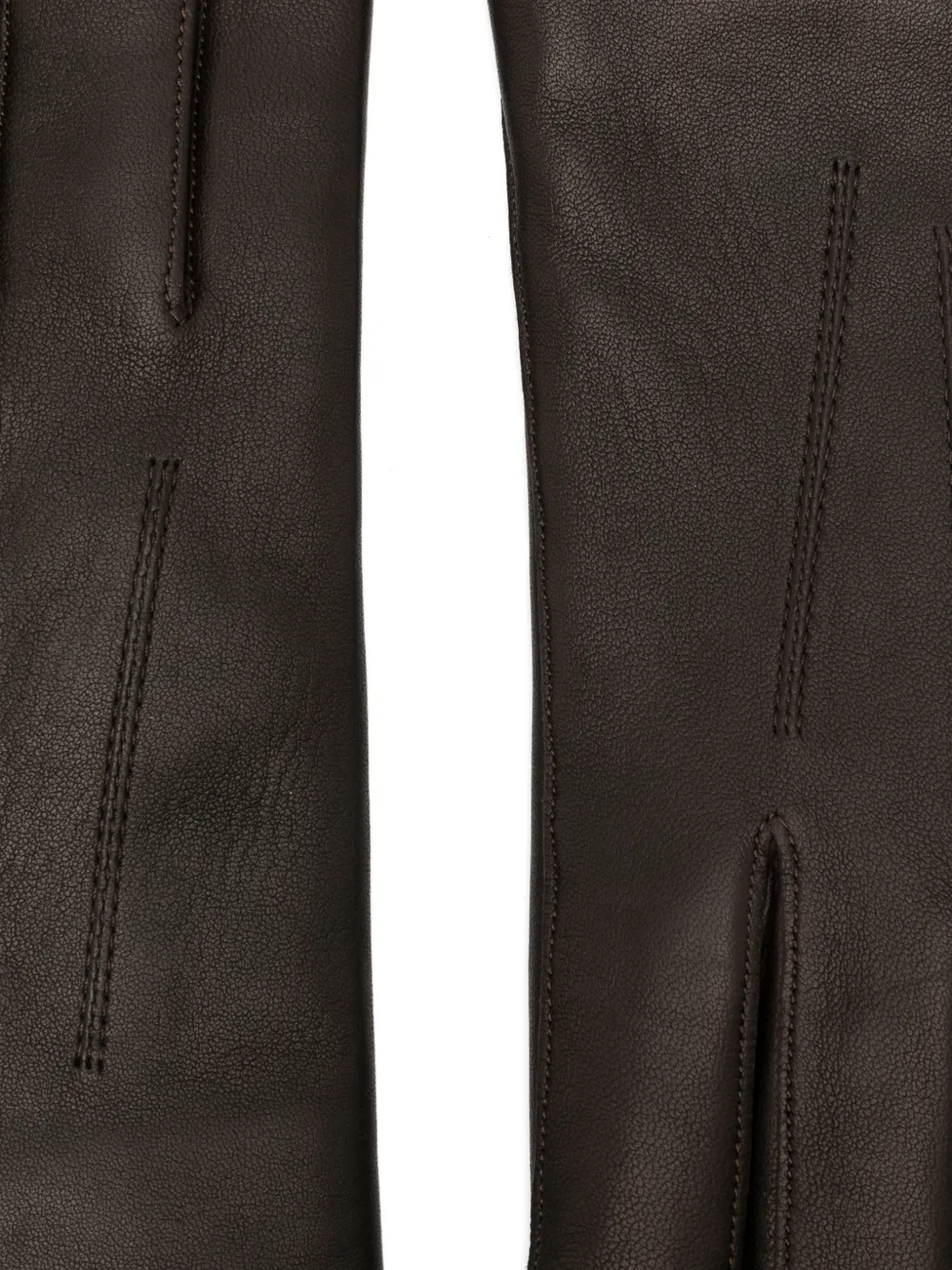 Orciani Stitching Gloves In Brown