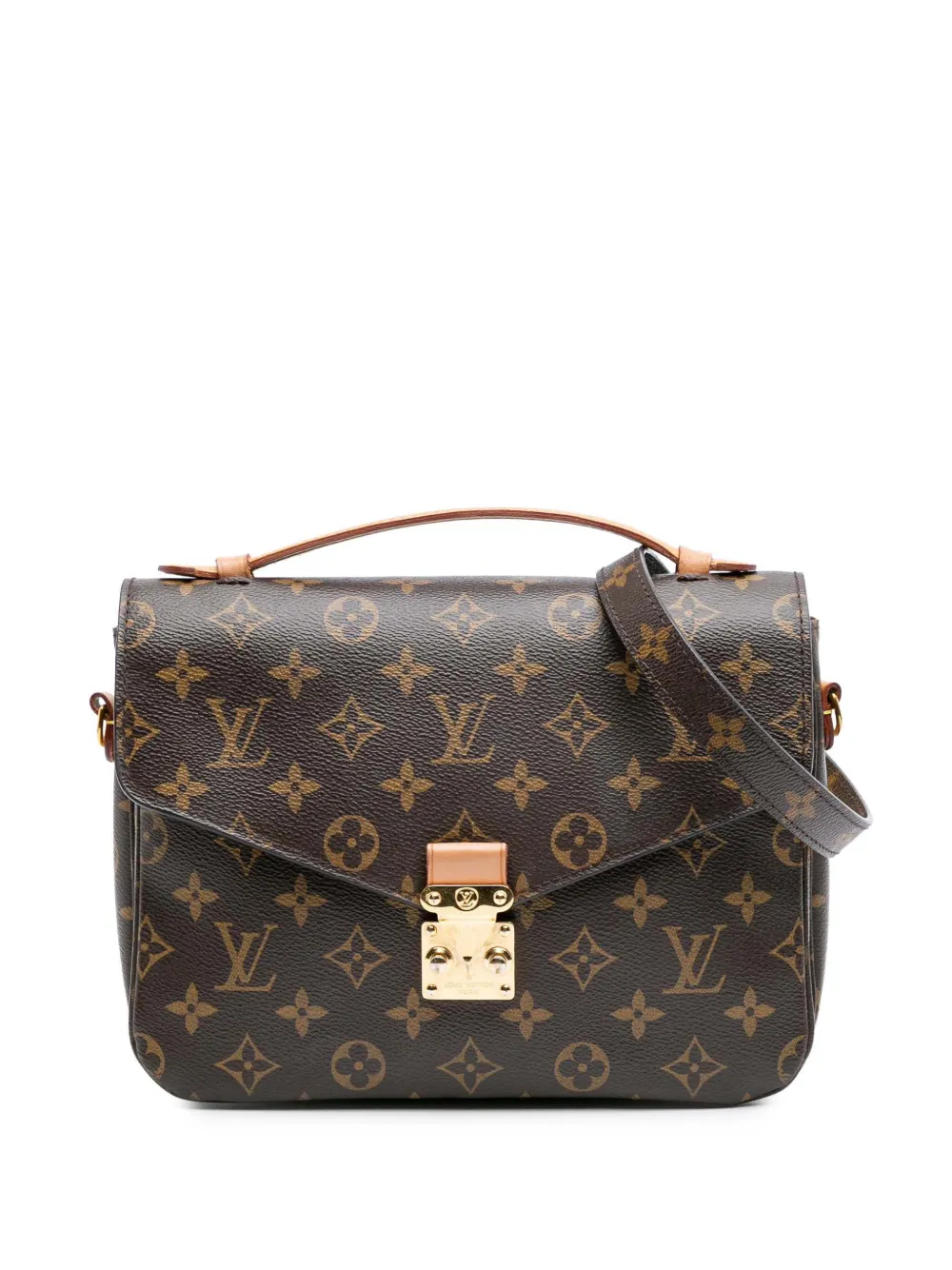 Louis Vuitton Pre-Owned 2017 モノグラム ポシェット メティス サッチェルバッグ - ブラウン Louis Vuitton Pre-Owned 2017 モノグラム ポシェット メティス サッチェルバッグ - ブラウン