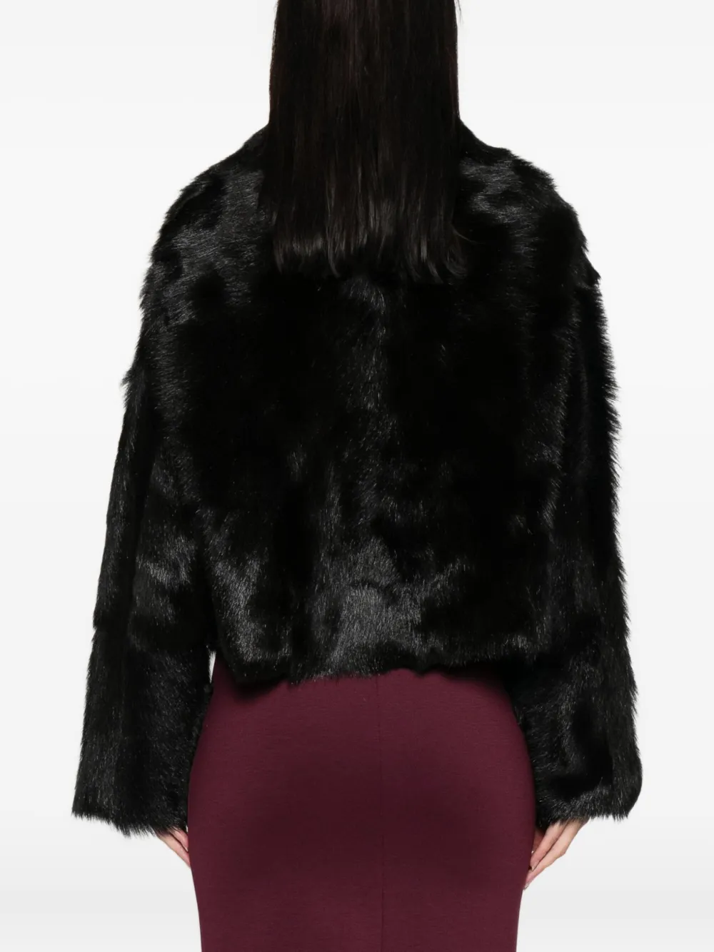 Alberta Ferretti Cropped jack Zwart