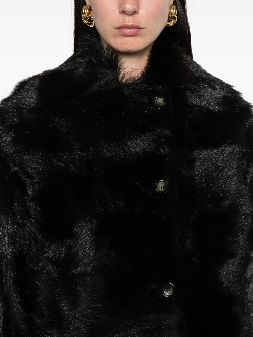 Alberta Ferretti Cropped jack Zwart