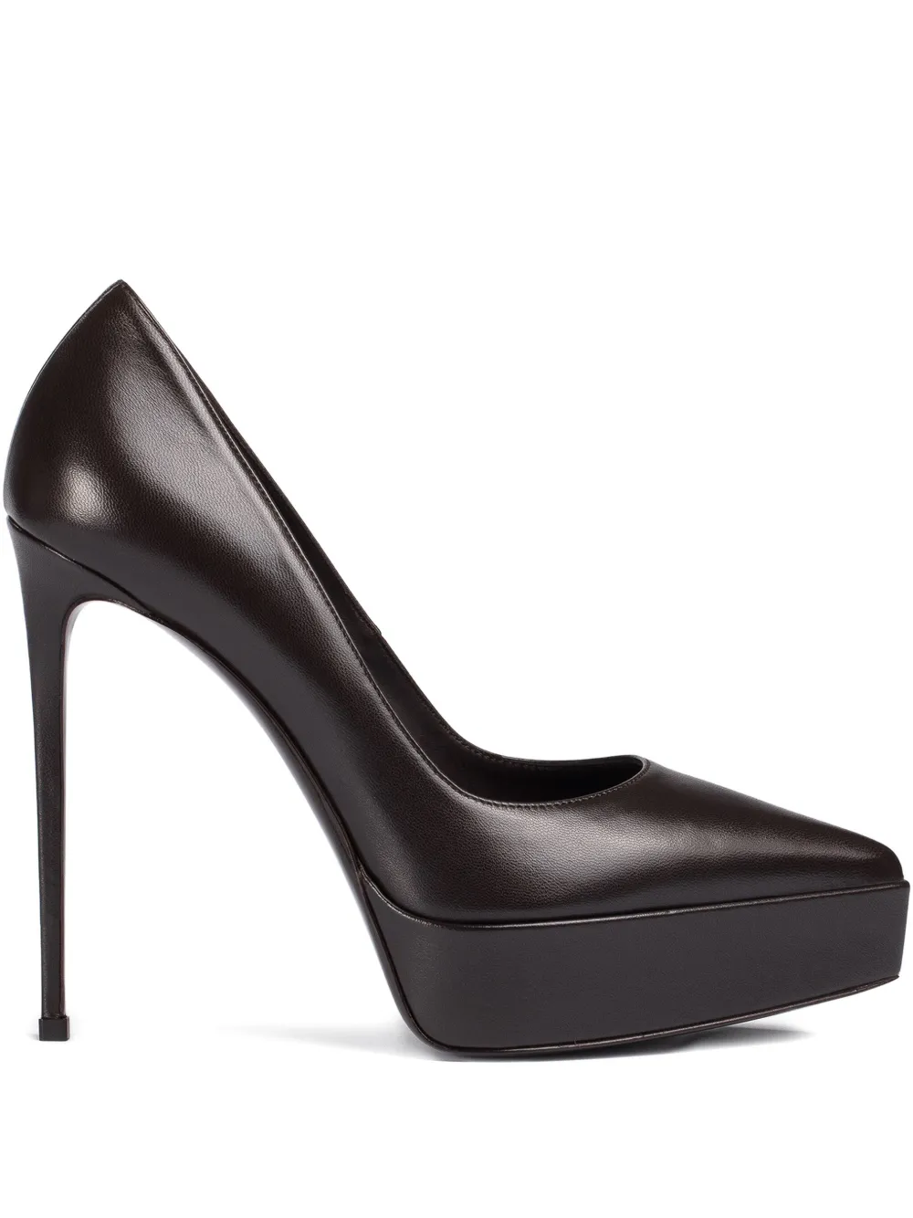 Le Silla 140mm Uma pumps Brown