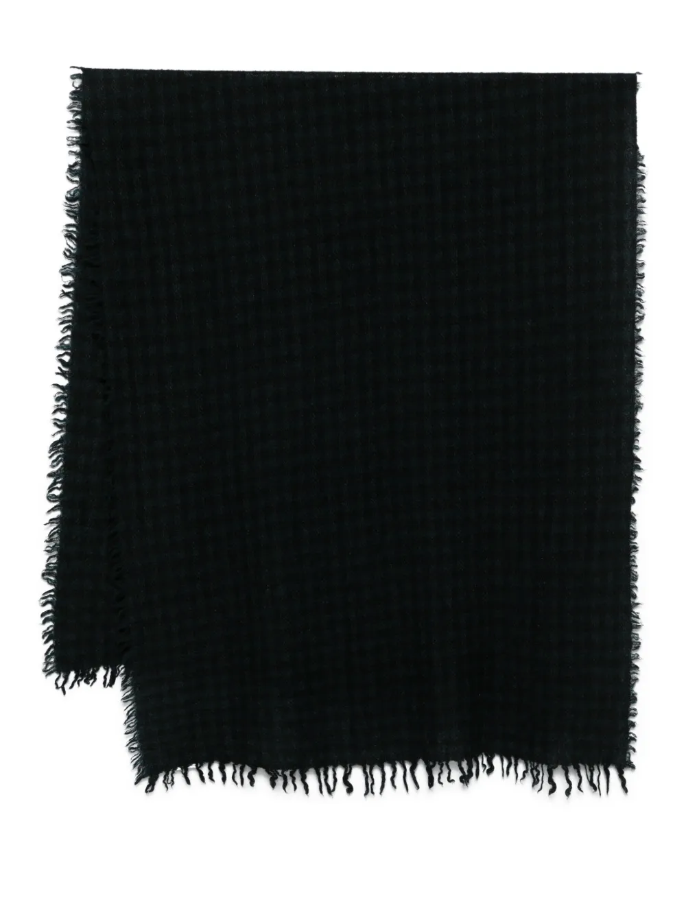 Faliero Sarti frayed scarf Blauw