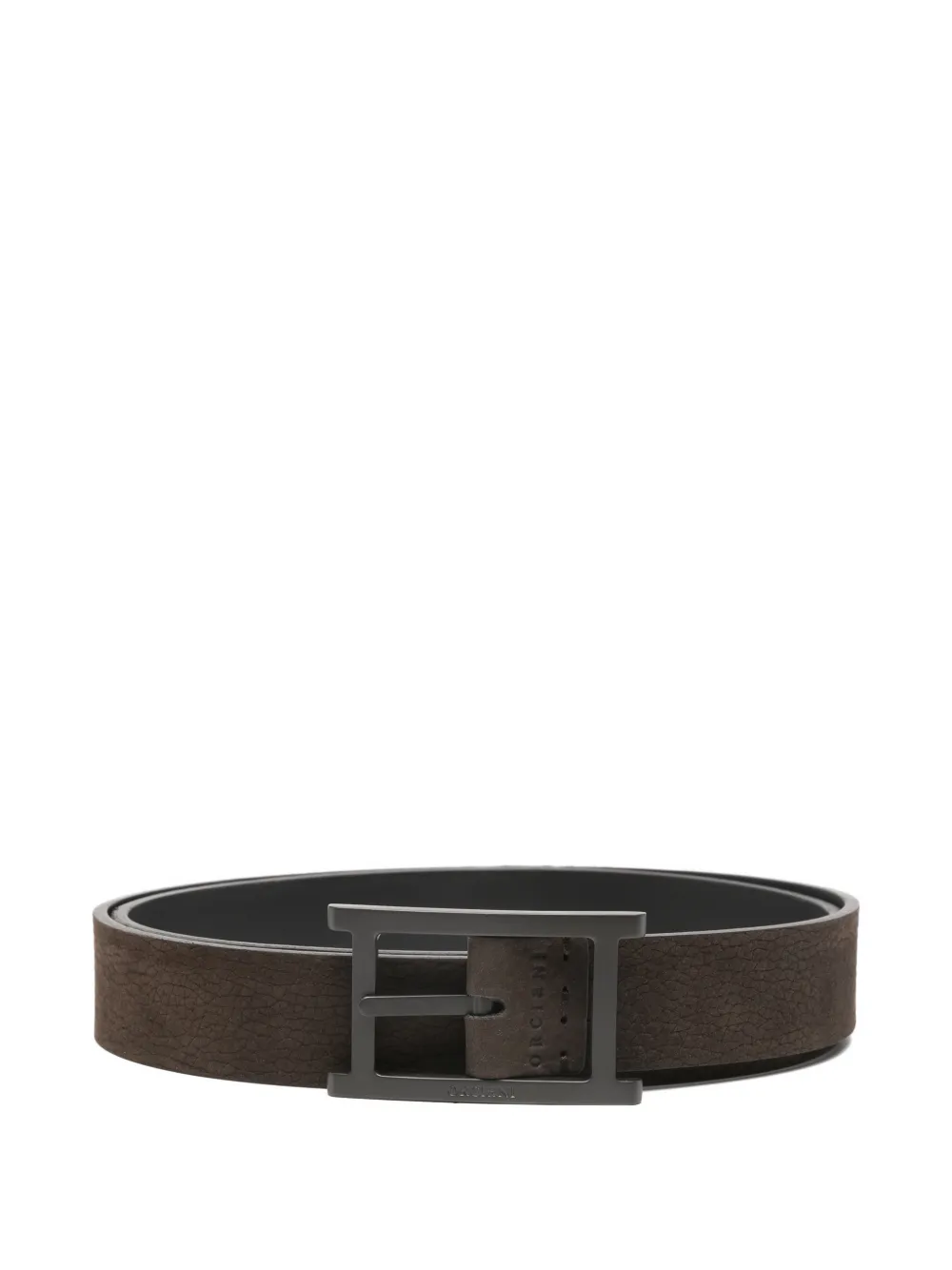 Orciani square buckle belt | marron | Image 1
