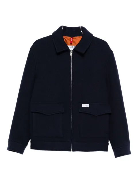 Fay zip-front flap-pocket shirt jacket