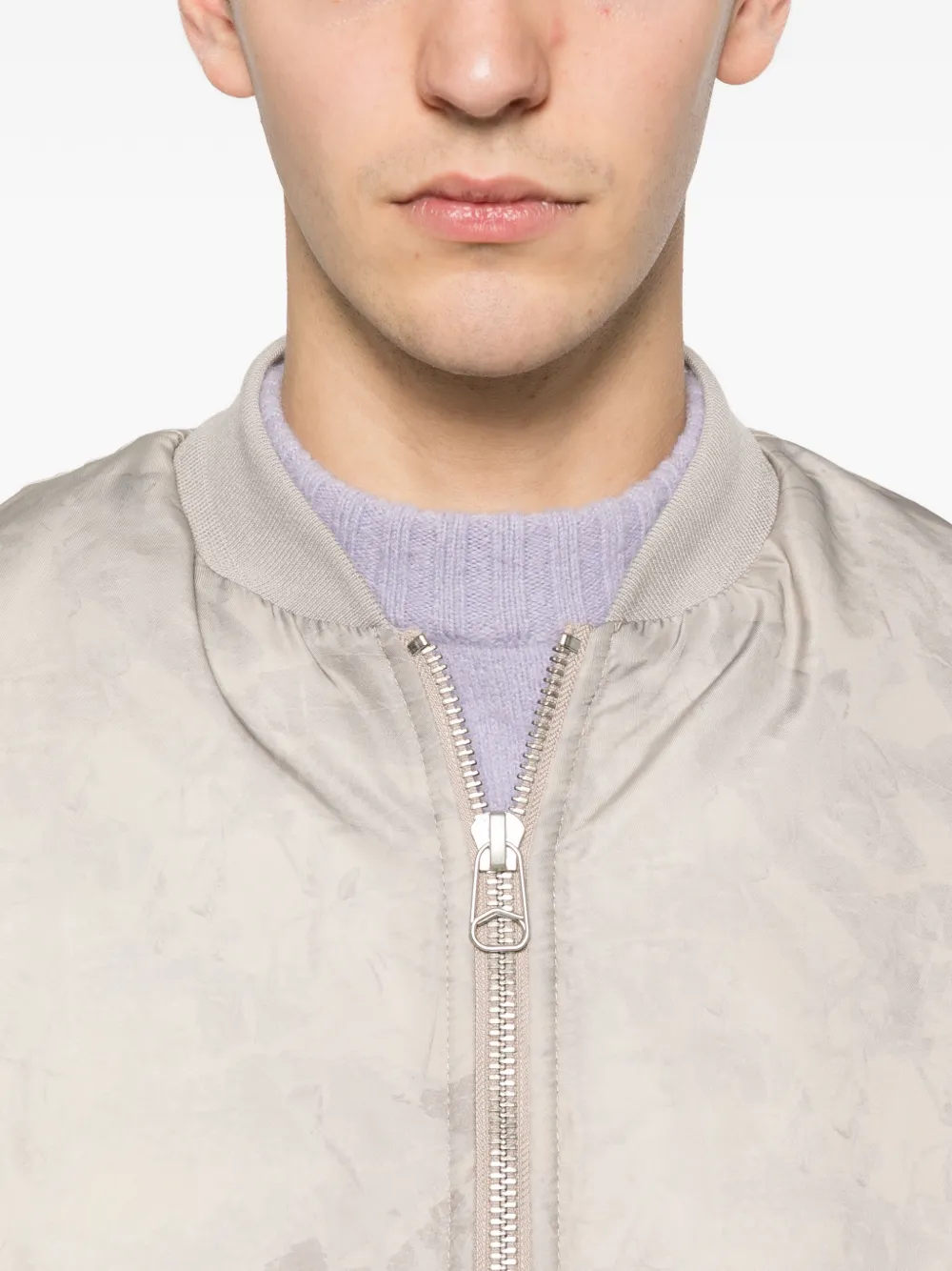 拉链飞行员夹克