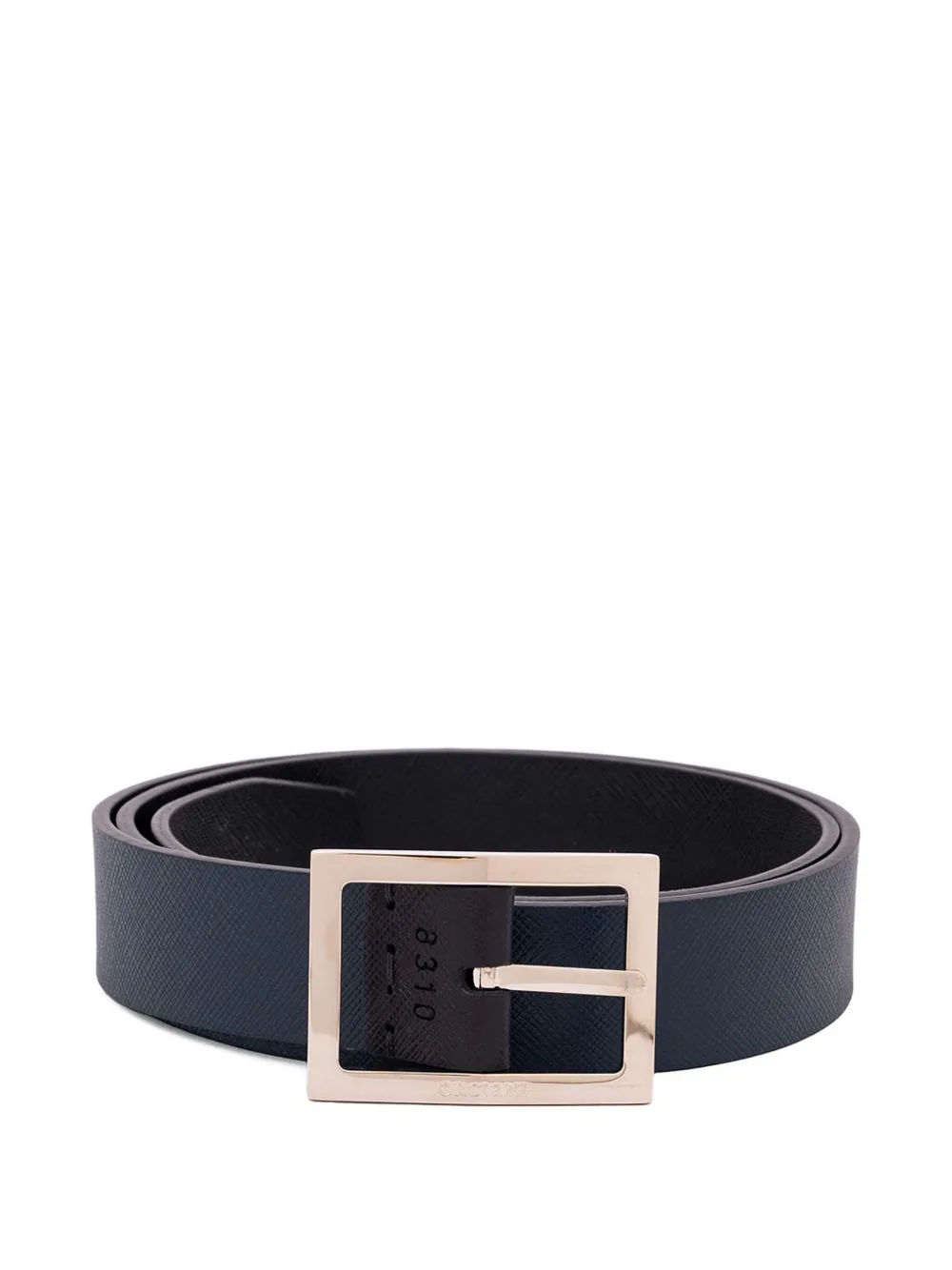 Orciani square-buckle belt | Black | Image 1