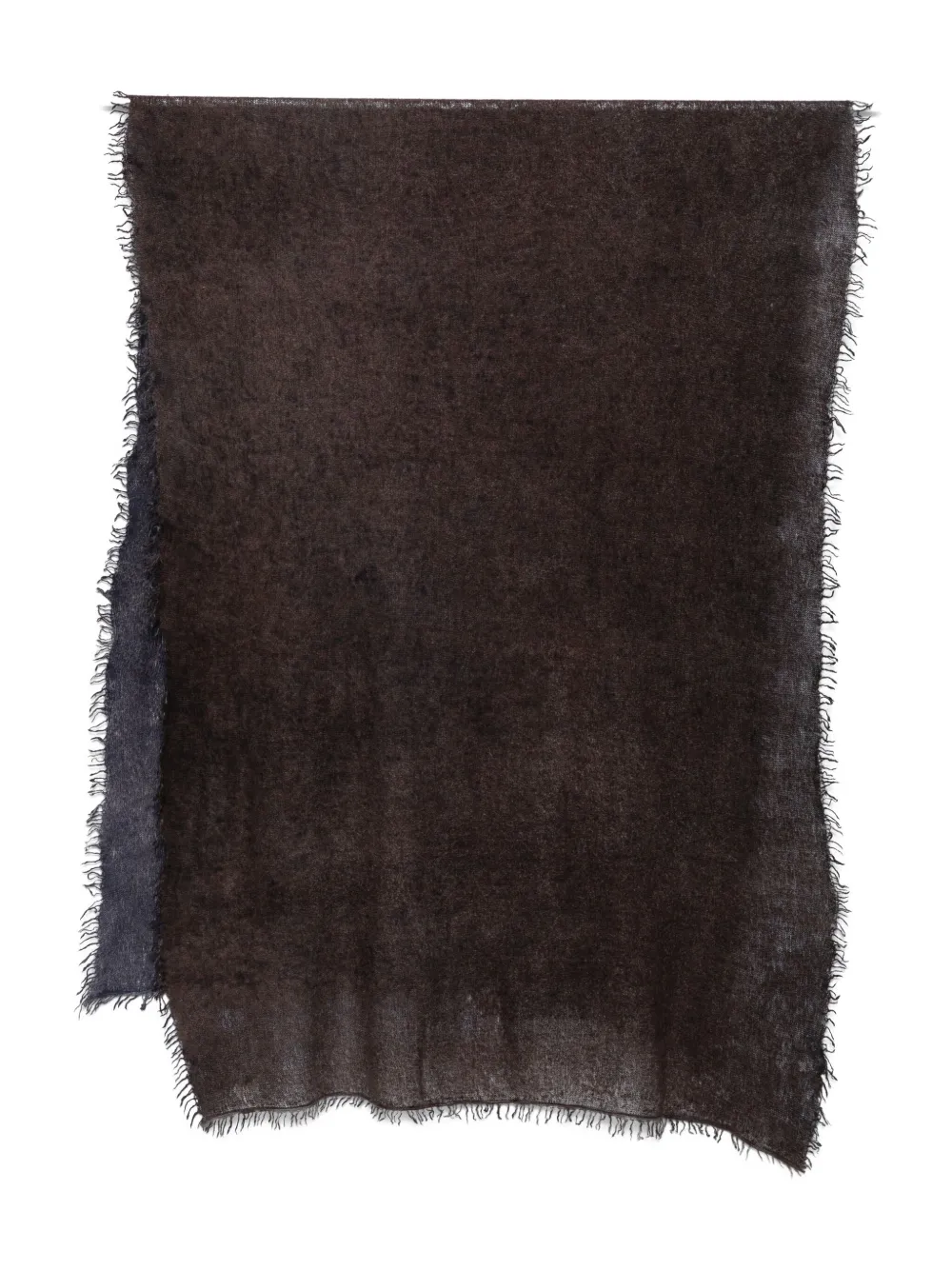 Faliero Sarti Frayed Cashmere Scarf In Brown
