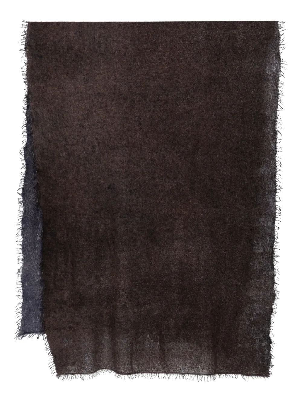 Faliero Sarti frayed cashmere scarf Blauw