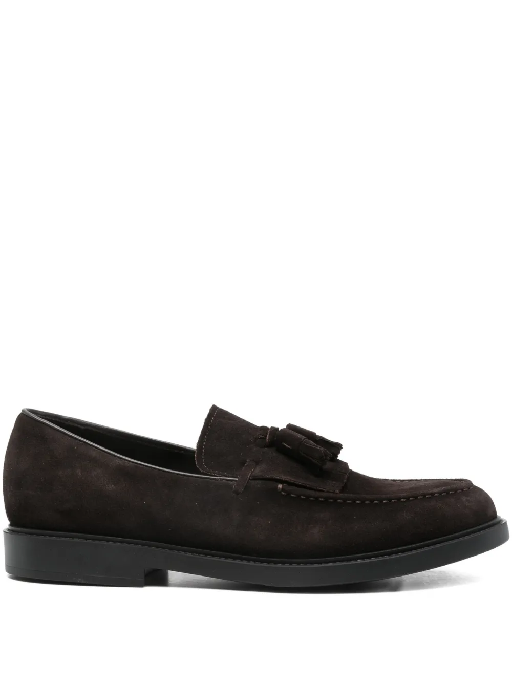 Fratelli Rossetti tassel-detail suede loafers - Marrone