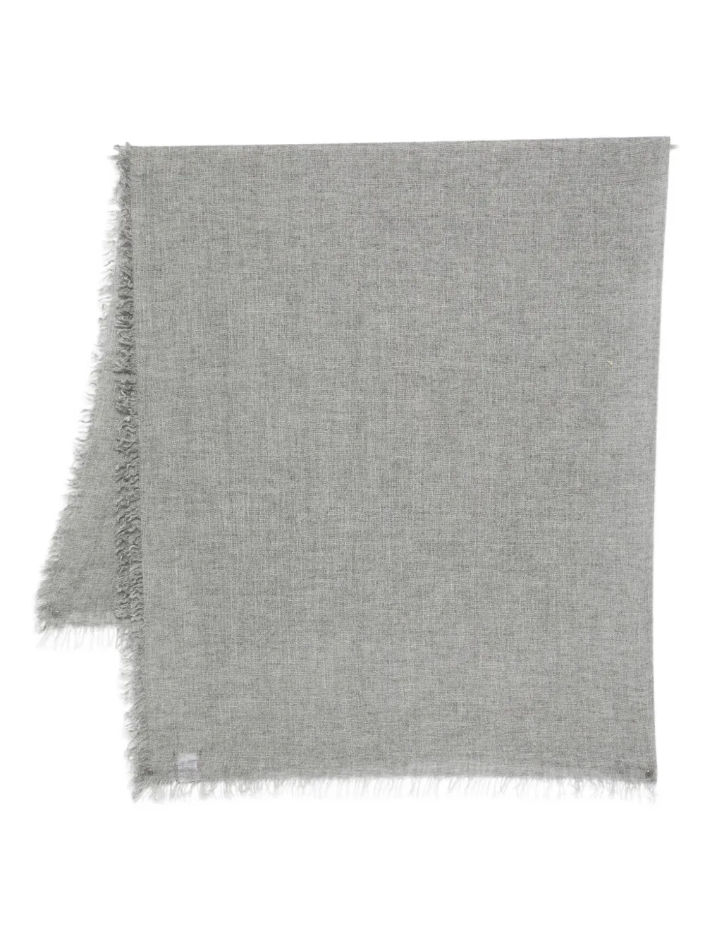 Faliero Sarti Frayed-edge Scarf In Gray