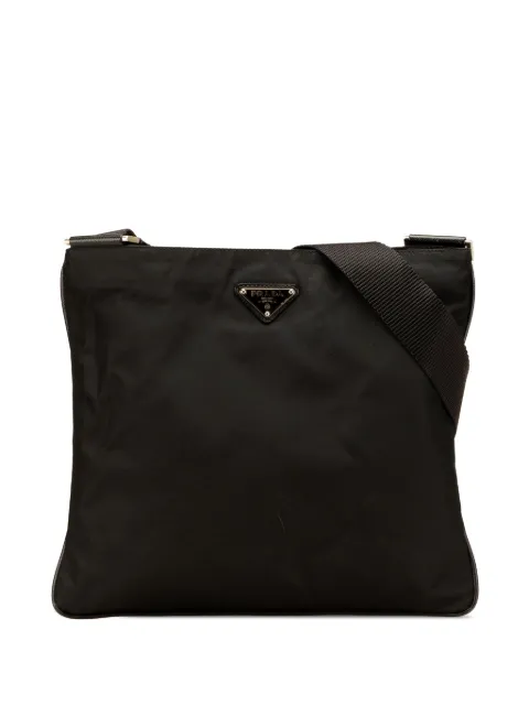 Prada Pre-Owned bolsa crossbody Tessuto con cierre en la parte superior 2013-2025