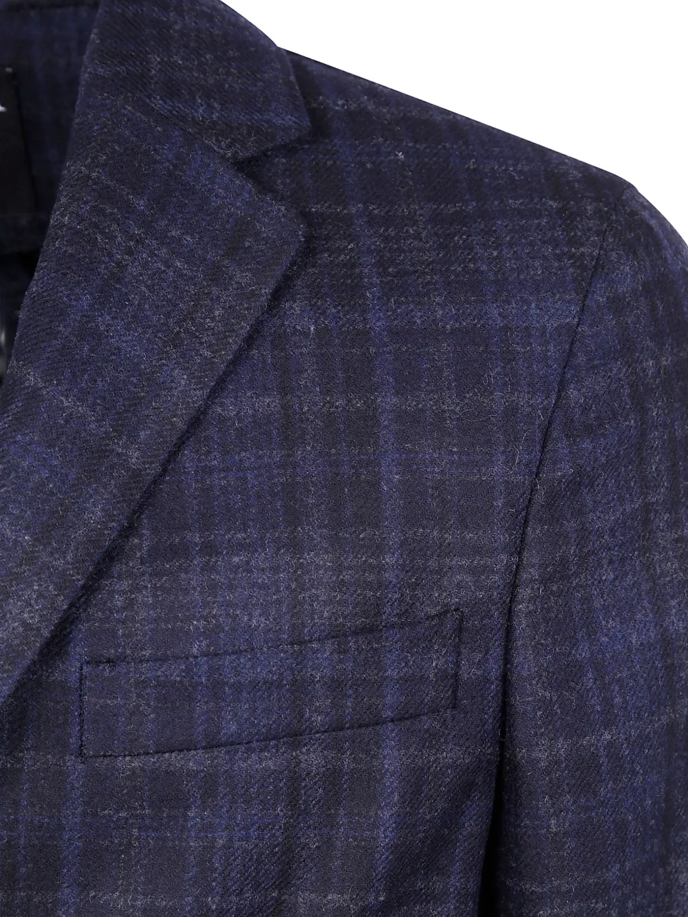 Zegna Geruite blazer Zwart