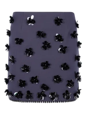 スカート Semicouture Floriane miniskirt in dark denim Semicouture Floriane miniskirt in dark denim – Lord & Taylor