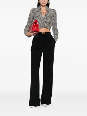 ELISABETTA FRANCHI 売れ筋商品|||エリザベスフランキ Tシャツ トップス レディース Tops Azure Elisabetta Franchi stretch crêpe top for women tos0741e2
