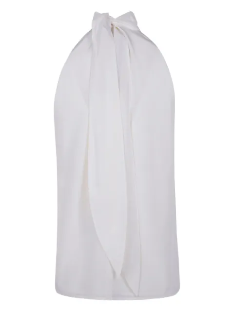 Max Mara halter-neck silk top