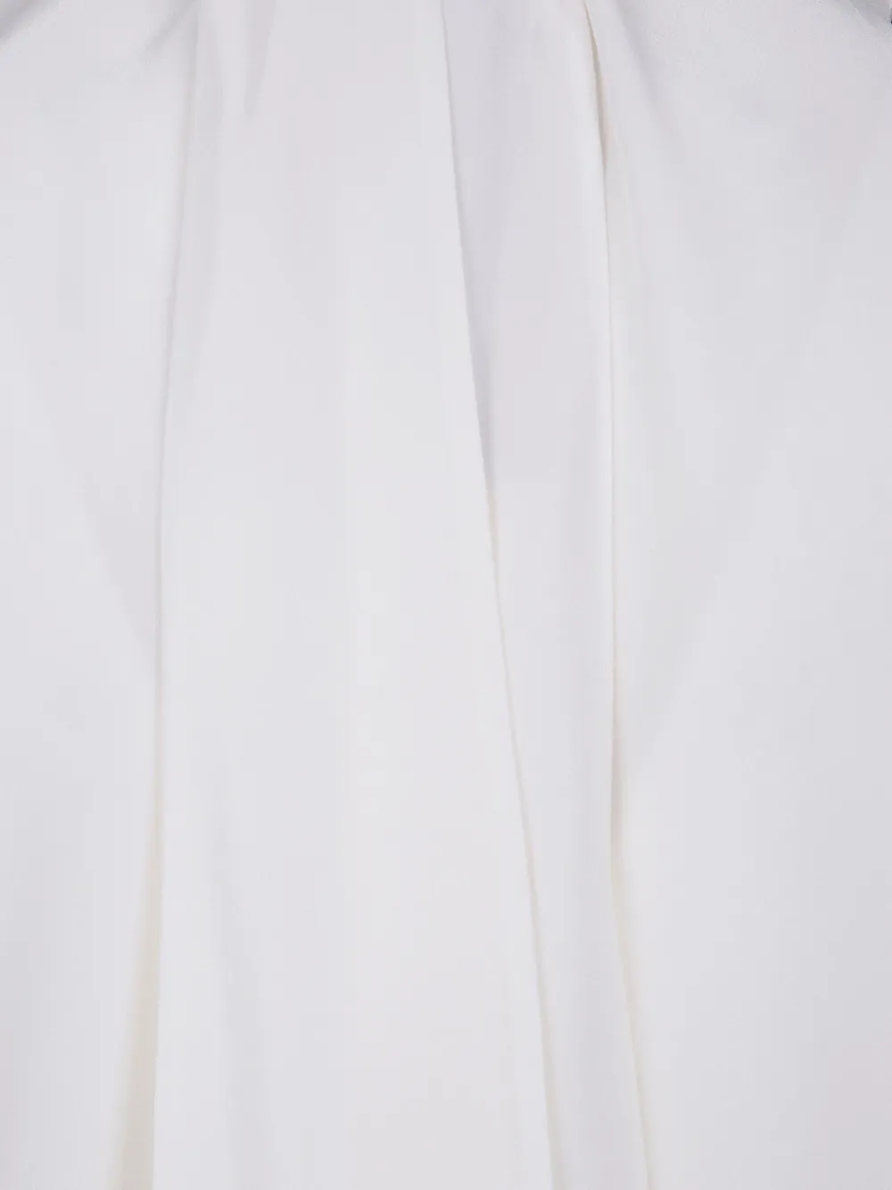 Max Mara halter-neck silk top Wit