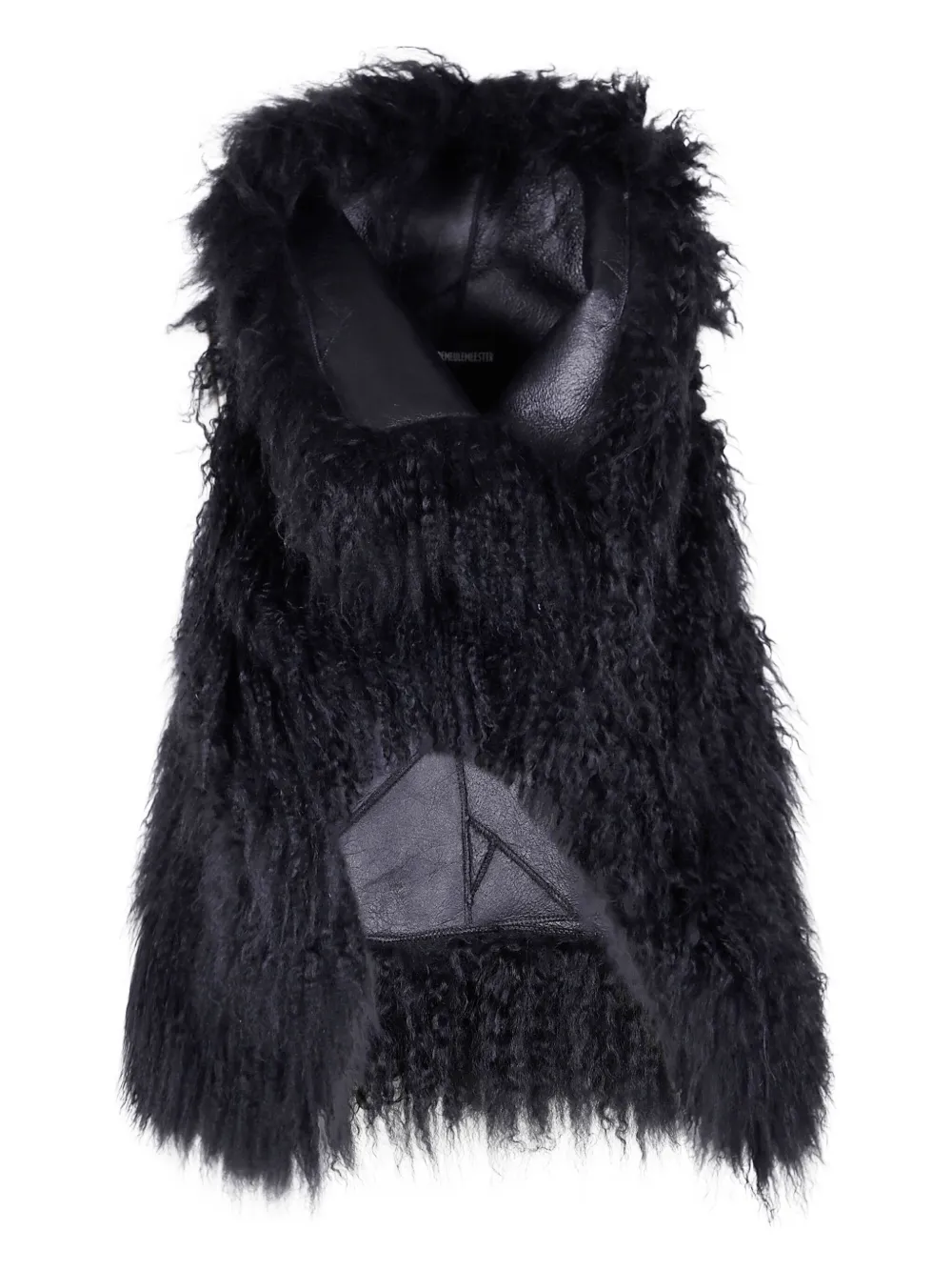 Ann Demeulemeester Bereta lammy gilet Zwart