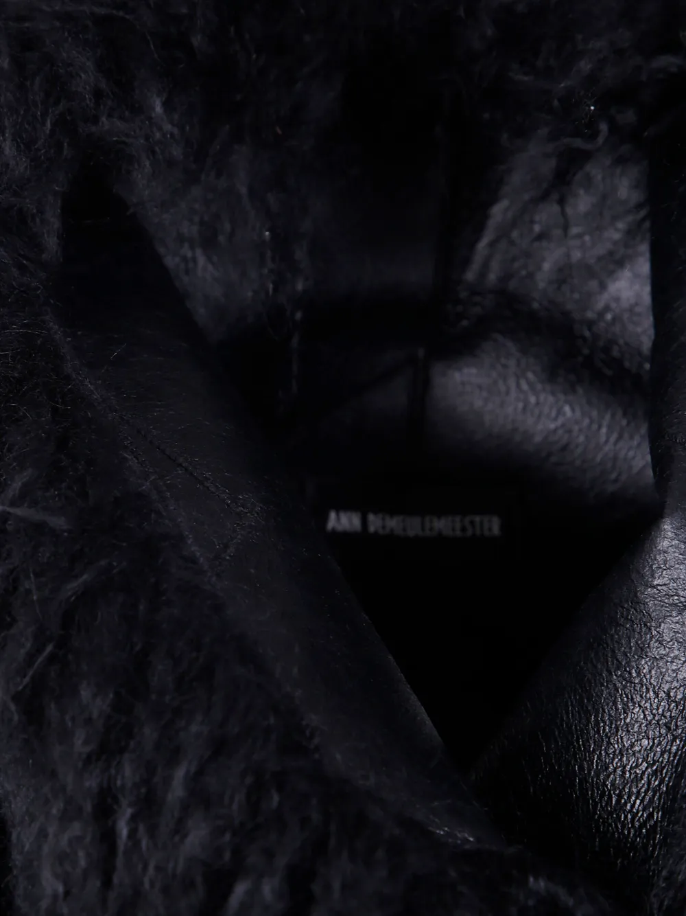 Ann Demeulemeester Bereta lammy gilet Zwart