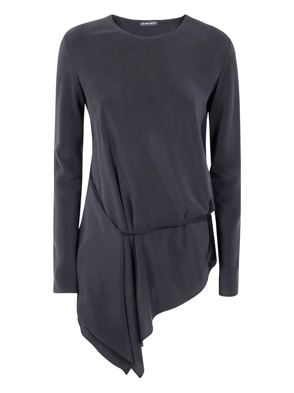 Ann Demeulemeester Deana asymmetrische top Zwart
