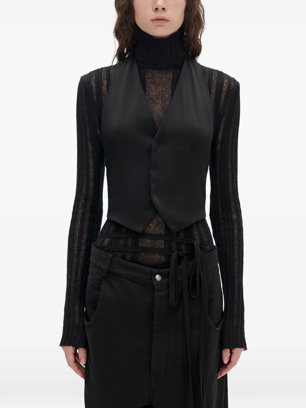 Ann Demeulemeester Gilet Mary - Nero
