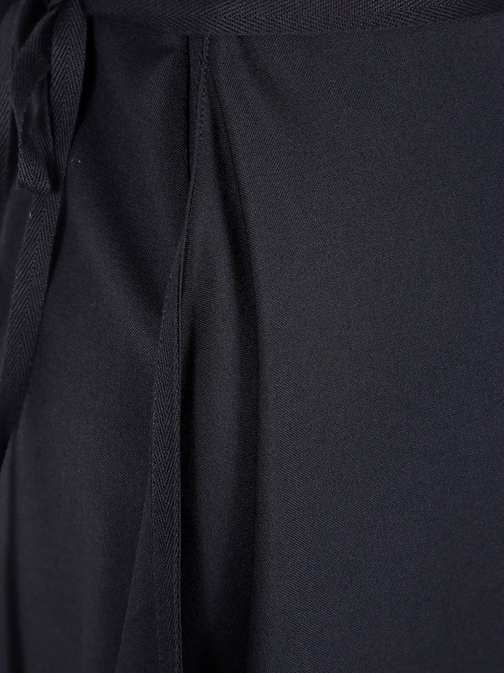 Ann Demeulemeester Asymmetrische wikkelrok Zwart