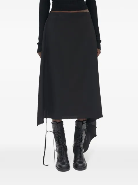Ann Demeulemeester wrap asymmetric skirt