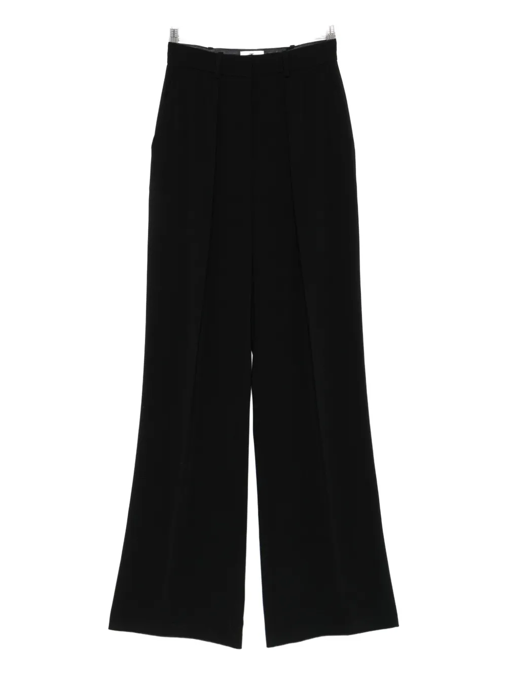 Elisabetta Franchi pleated wide-leg trousers Zwart