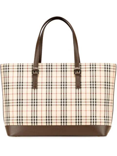 Burberry Pre-Owned 2000-2017 House Check Canvas tote bag