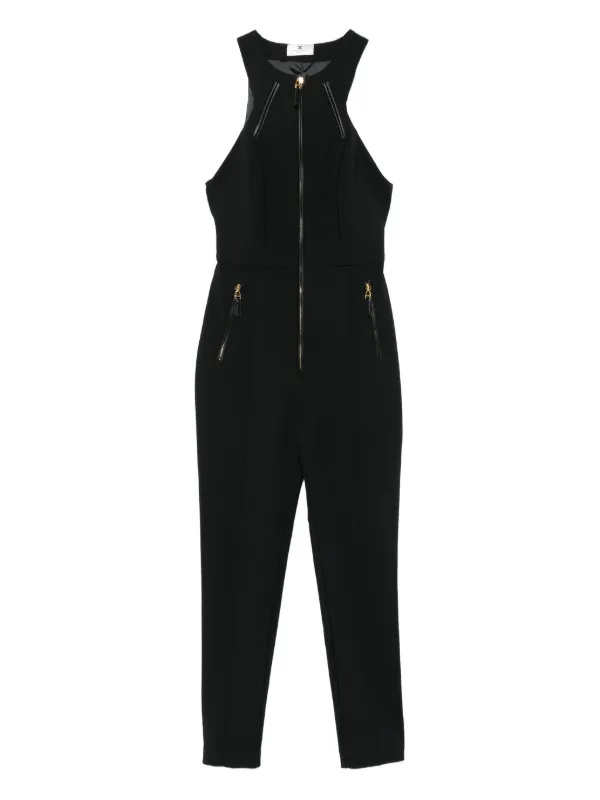 Elisabetta Franchi ホルターネック ジャンプスーツ | ブラック