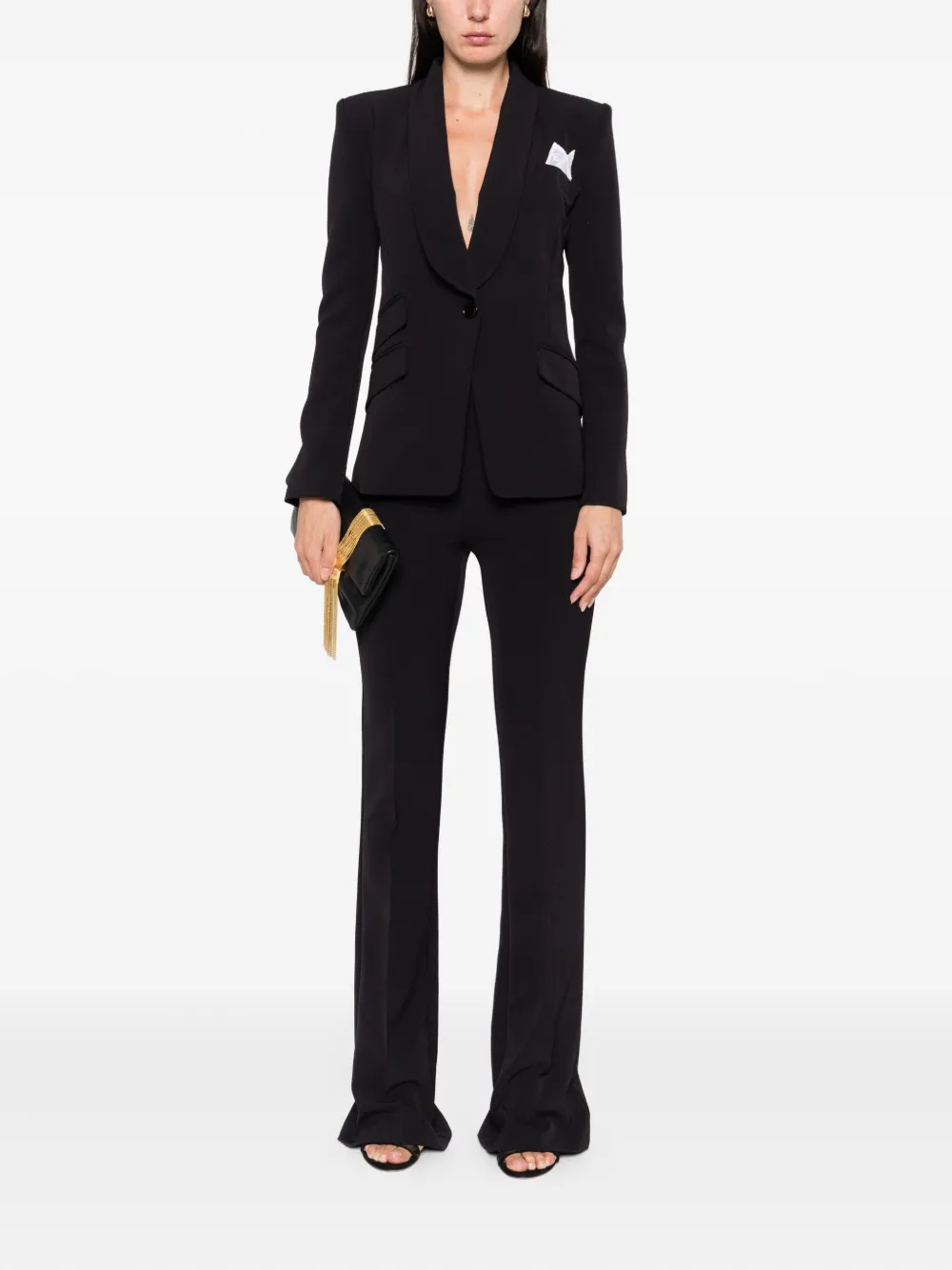Elisabetta Franchi shawl-collar single-breasted suit | Suit Jackets | Image 2