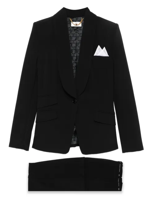 Elisabetta Franchi shawl-collar single-breasted suit