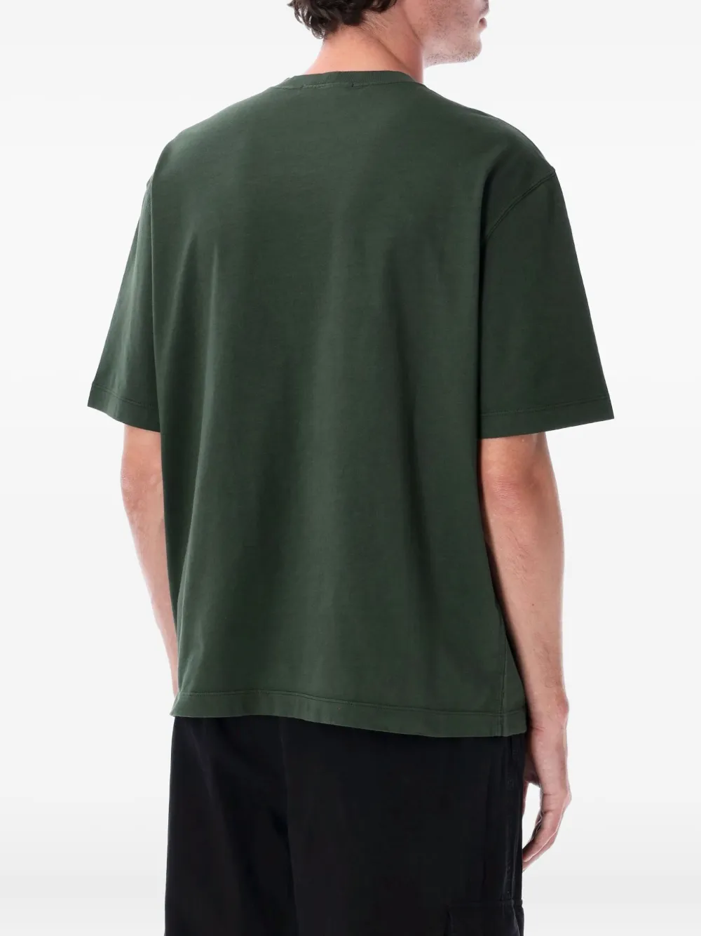 Stone Island cotton T-shirt Groen