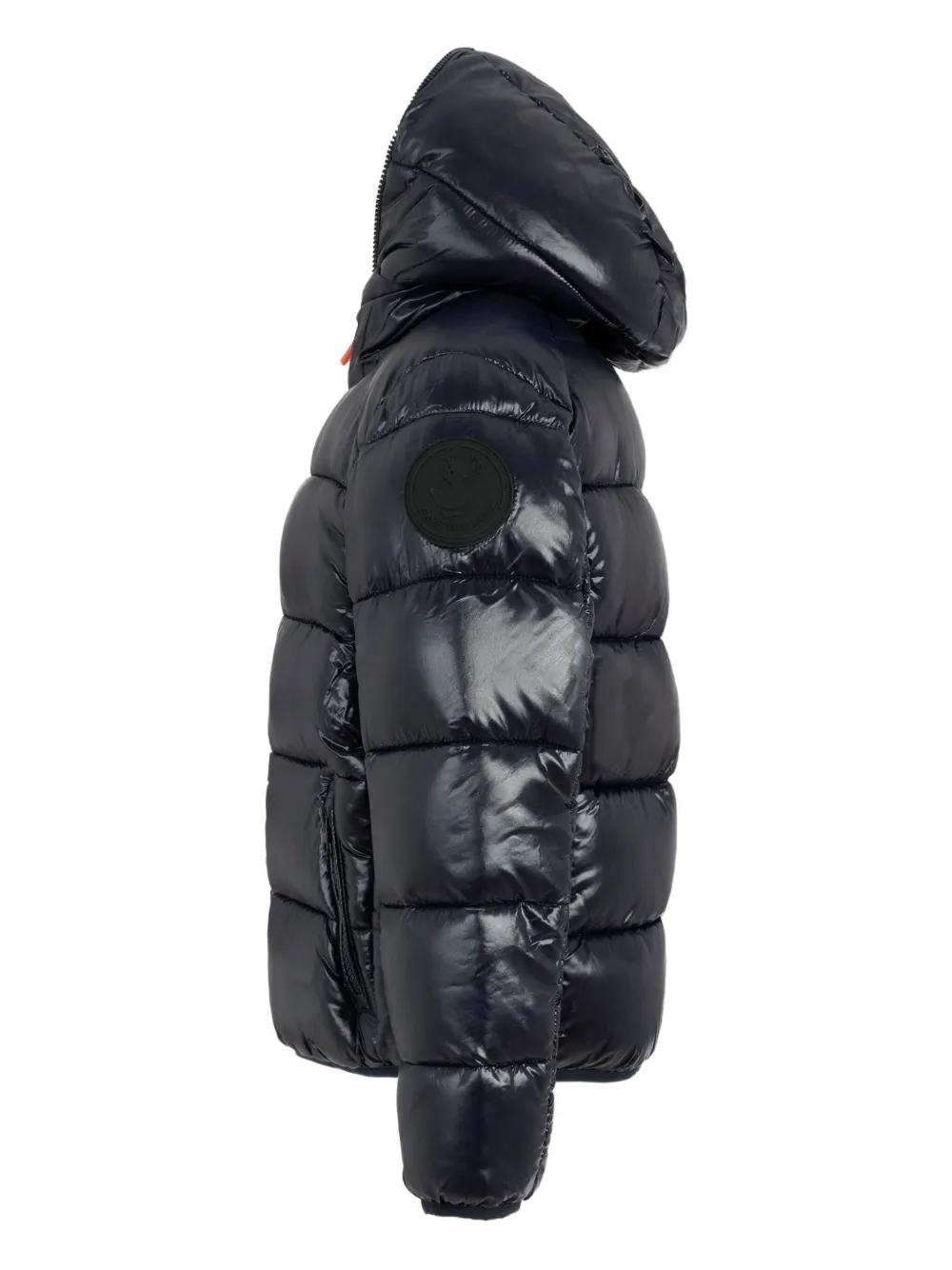 Save The Duck Kids hooded puffer jacket Blauw